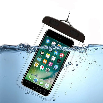 Custodia Universale Waterproof per Telefono max. 6,5 pollici, Techsuit, Nera