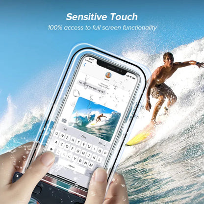 Custodia Universale Waterproof per Telefono max. 6,5 pollici, Techsuit, Nera