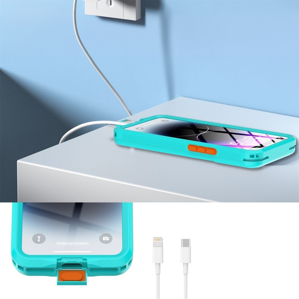 Custodia Universale Waterproof per Telefono max. 6.7 pollici, ShellBox, AirBox, Blu