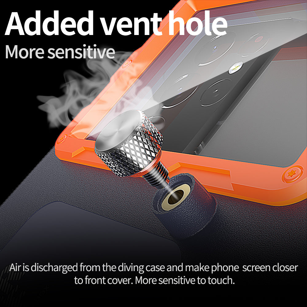 Custodia Universale Waterproof per Telefono max. 6.8inch, ShellBox, Nera