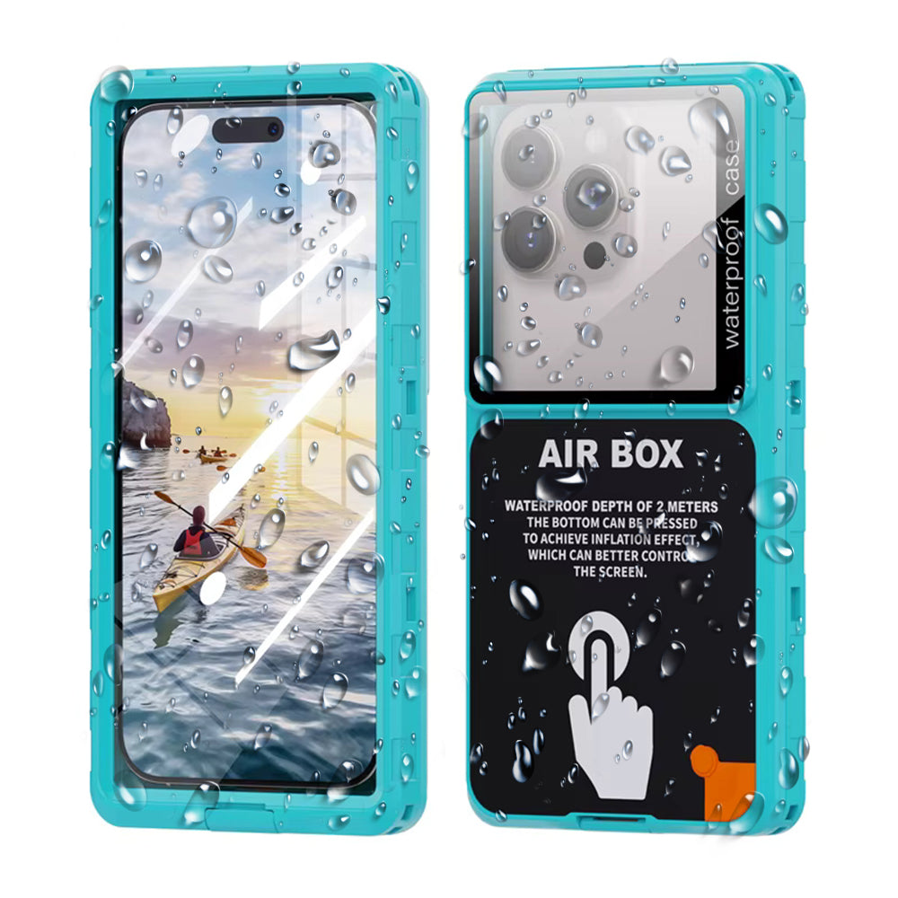 Custodia Universale Waterproof per Telefono max. 6,9 pollici, ShellBox, AirBox, Blu