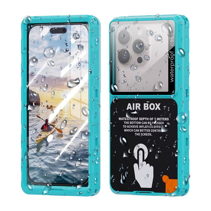Custodia Universale Waterproof per Telefono max. 6,9 pollici, ShellBox, AirBox, Blu