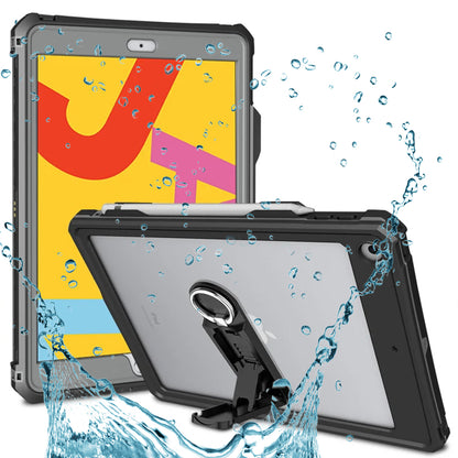 Custodia Waterproof per Apple iPad 10.2 (2021) / 10.2 (2020) / 10.2 (2019), ShellBox, Nera