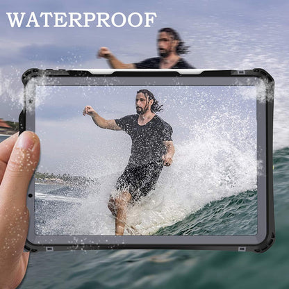 Custodia Waterproof per Apple iPad Air (2022) / Air (2020), ShellBox, Nera