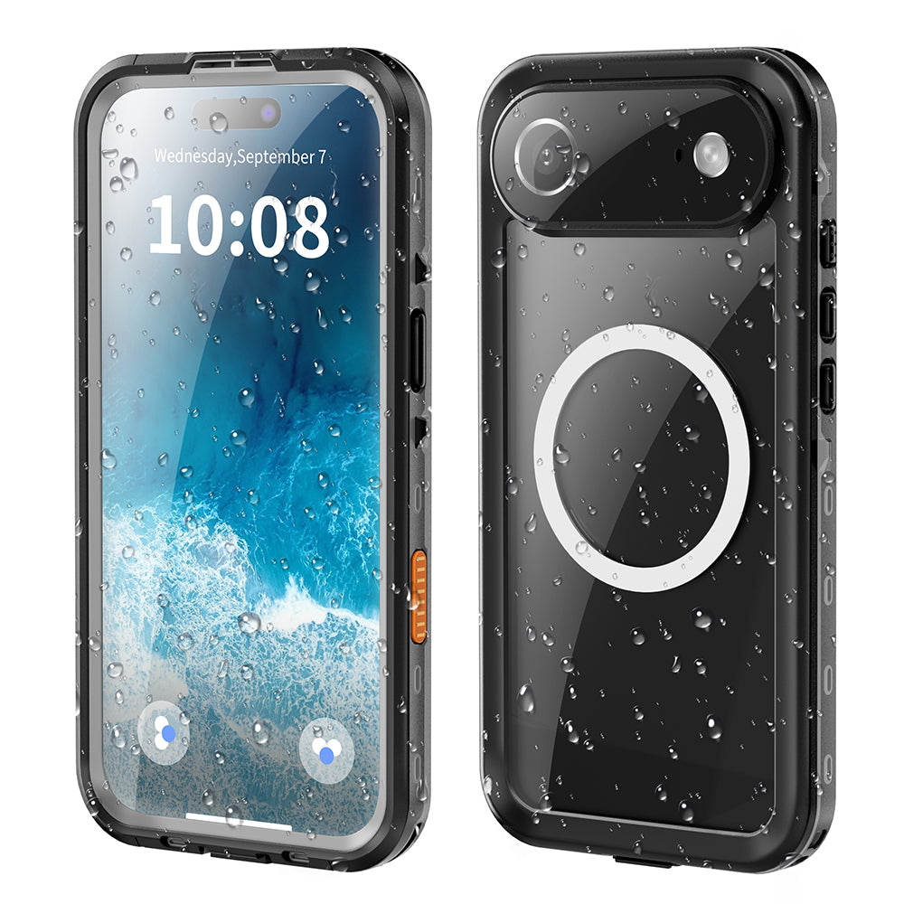 Custodia Waterproof per Apple iPhone 17 Air, ShellBox, Nera