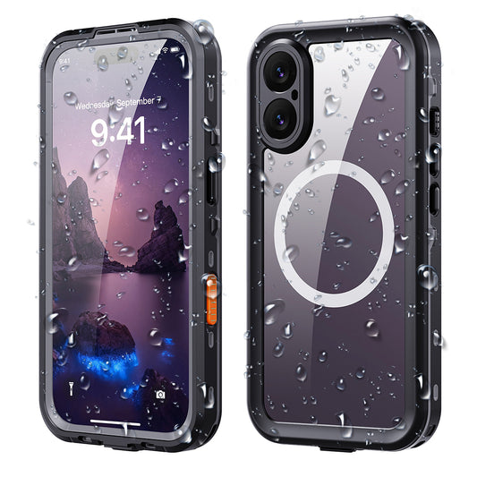 Custodia Waterproof per Apple iPhone 17, ShellBox, Nera