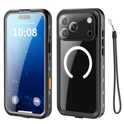 Custodia Waterproof per Apple iPhone 18 Pro / 17 Pro, ShellBox, Nera