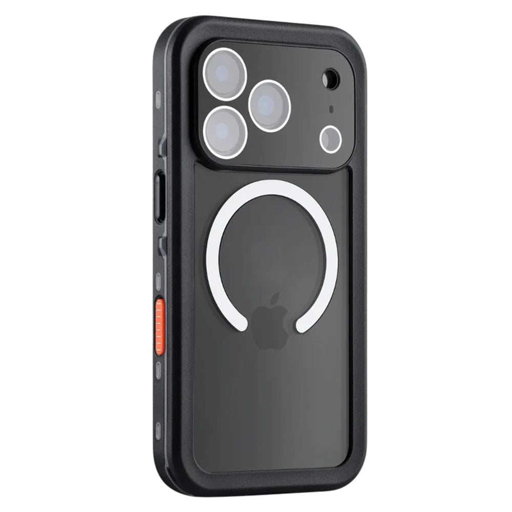 Custodia Waterproof per Apple iPhone 18 Pro / 17 Pro, ShellBox, Nera