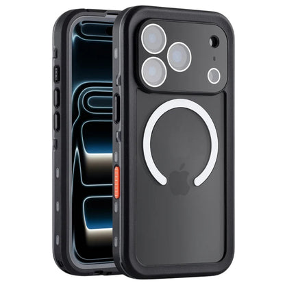 Custodia Waterproof per Apple iPhone 18 Pro / 17 Pro, ShellBox, Nera