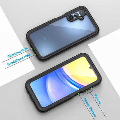 Custodia Waterproof per Samsung Galaxy A15 5G A156 / A15 A155, ShellBox, Nera
