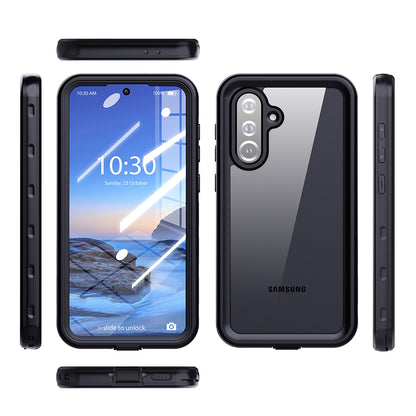 Custodia Waterproof per Samsung Galaxy A36 A366, ShellBox, Nera