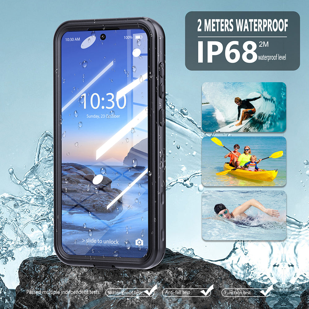 Custodia Waterproof per Samsung Galaxy A36 A366, ShellBox, Nera