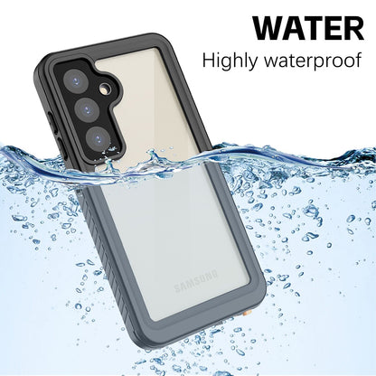 Custodia Waterproof per Samsung Galaxy S24+ S926, ShellBox, Nera