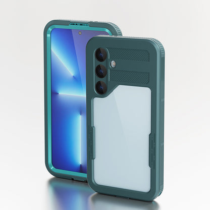Custodia Waterproof per Samsung Galaxy S24 S921, ShellBox, Nera