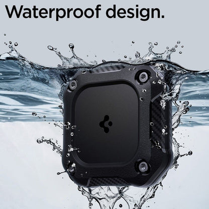 Custodia Waterproof Spigen Tough Armor per Apple AirTag, Nera ACS09781