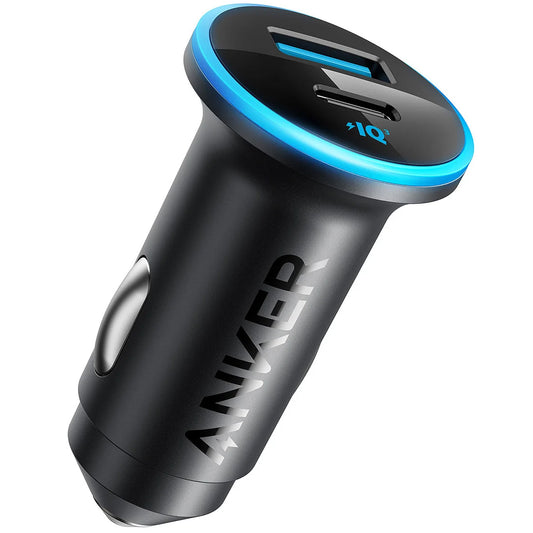 Anker 323 Caricabatterie da auto, 52,5W, 3A, 1 x USB-A - 1 x USB-C, nero A2735G11 