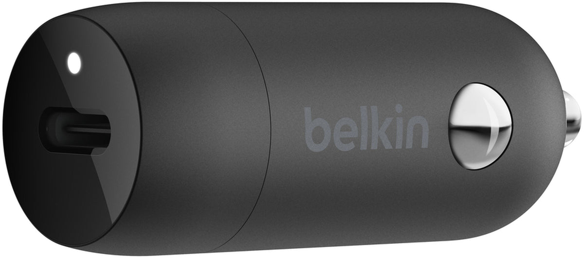 Caricatore Auto Belkin BoostCharge, 30W, 3A, 1 x USB-C, Nero CCA004btBK