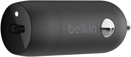 Caricatore Auto Belkin BoostCharge, 30W, 3A, 1 x USB-C, Nero CCA004btBK