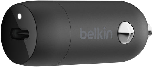 Caricatore Auto Belkin BoostCharge, 30W, 3A, 1 x USB-C, Nero CCA004btBK