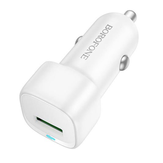 Caricabatterie Auto Borofone BZ34 Cloud, 18W, 3A, 1 x USB-A, Bianco