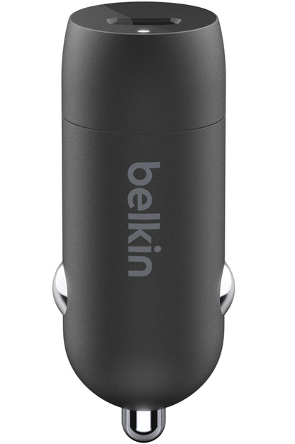 Caricatore Auto Con Cavo USB-C Belkin BoostCharge, 30W, 3A, 1 x USB-C, Nero CCA004bt1MBK-B6