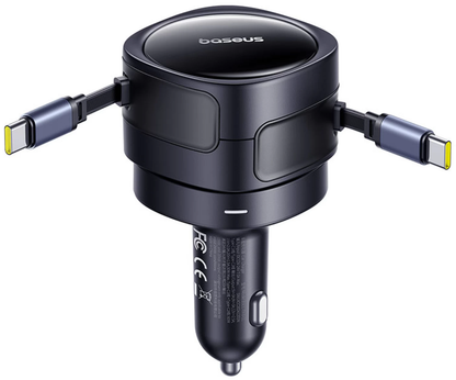 Caricabatterie da auto con cavo USB-C Baseus Enjoyment Max, 60 W, nero C00035507121-01