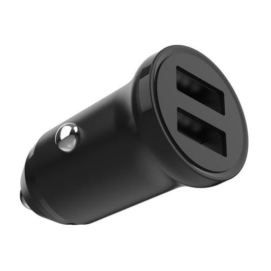 Caricabatterie Auto Fixed, 15.5W, 3A, 2 x USB-A, Nero