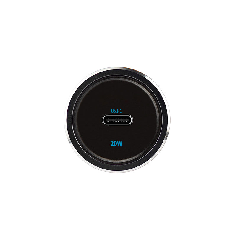 Forever CC-06 Car Charger, 20W, 3A, 1 x USB-C, Black