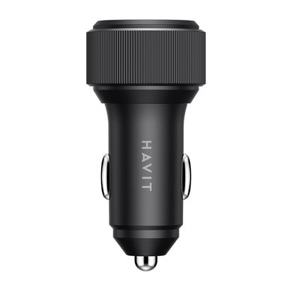 Caricabatterie Auto HAVIT CC2014, 30W, 3A, 2 x USB-C, Nero