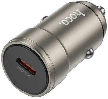 Caricatore Auto HOCO Z57, 30W, 3A, 1 x USB-C, Grigio