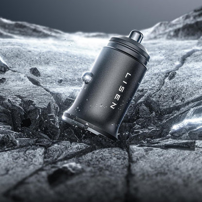 Caricabatterie Auto Lisen, 45W, 3A, 2 x USB-C, Nero YL0223080007