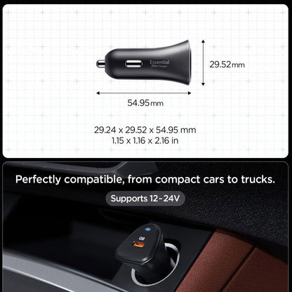 Caricabatterie Auto Spigen EV301 Essential, 30W, 3A, 1 x USB-C, Nero ACP08699