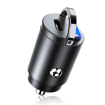 Caricabatterie Auto Techsuit C5 NanoVolt, 30W, 3A, 1 x USB-C, Nero