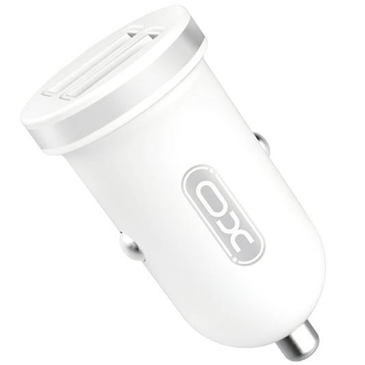Caricabatterie Auto XO Design CC-18, 10.5W, 2.1A, 2 x USB-A, Bianco