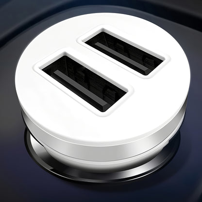 Caricabatterie Auto XO Design CC-18, 10.5W, 2.1A, 2 x USB-A, Bianco