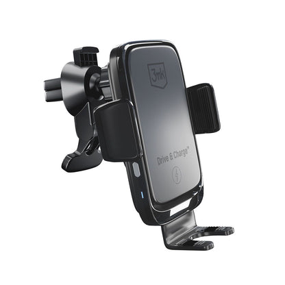 Caricabatterie Auto Wireless 3MK Drive&Charge, 15W, 1.67A, Nero