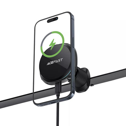 Caricabatterie Auto Wireless Acefast D31, 15W, 1.67A, Nero