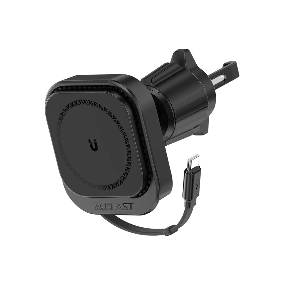Caricabatterie Auto Wireless Acefast D32, 15W, 1.67A, Nero