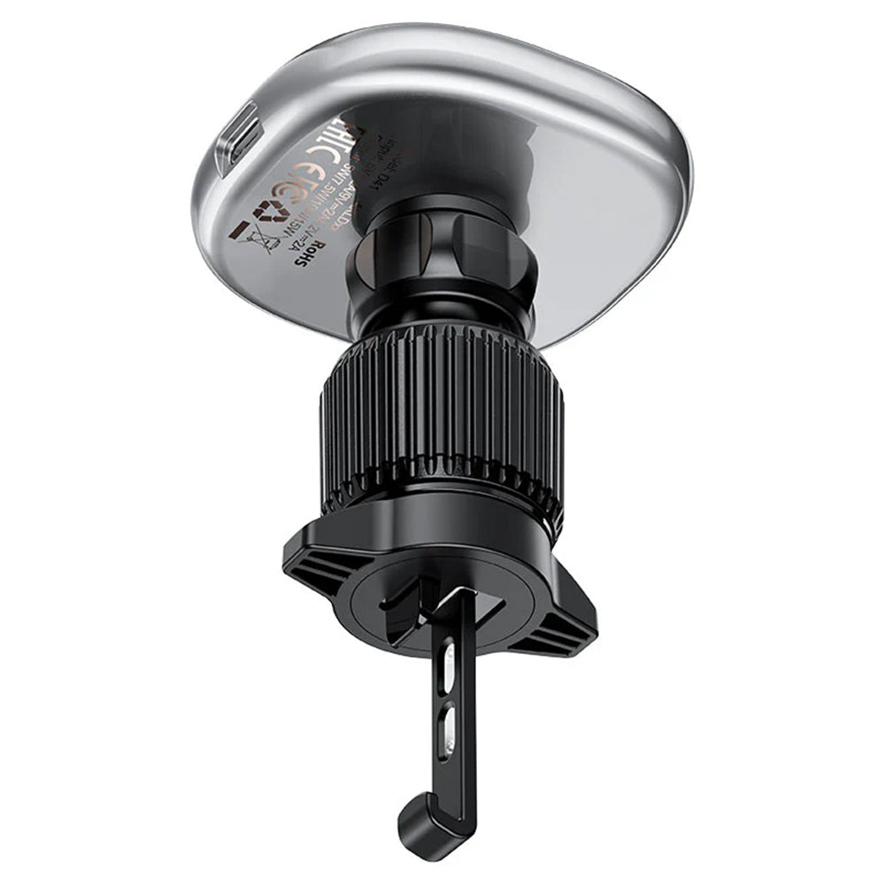 Caricabatterie Auto Wireless Acefast D41, 15W, 1.67A, Argento