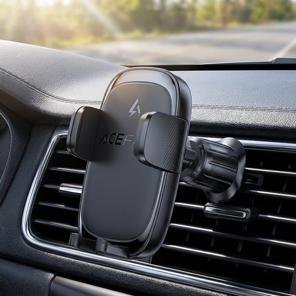 Caricabatterie Auto Wireless Acefast D48, 15W, 1.67A, Nero