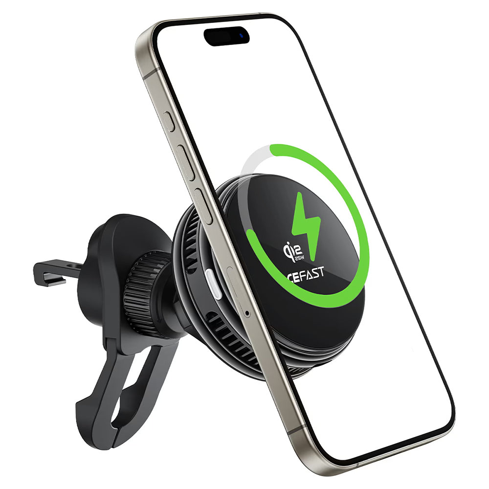 Caricatore Auto Wireless Acefast D66, 25W, Nero
