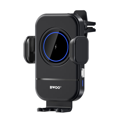 Caricatore Auto Wireless BWOO ZJ137, 15W, 1.67A, Nero