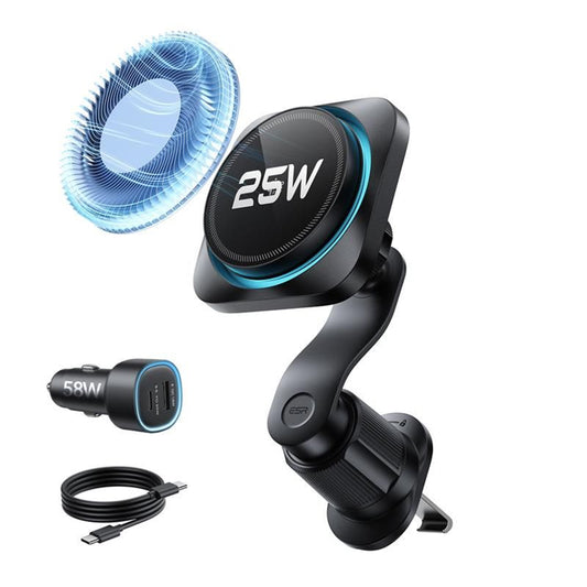 Caricabatterie Auto Wireless ESR, 25W, Nero