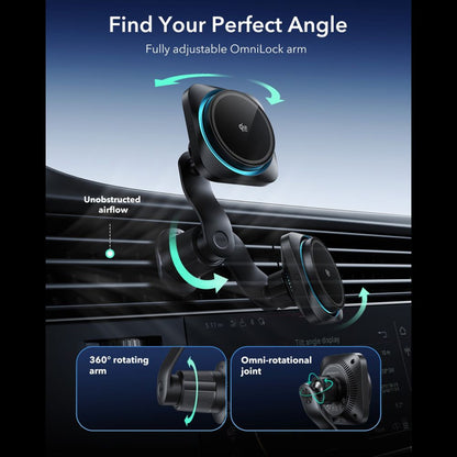 Caricabatterie Auto Wireless ESR, 25W, Nero