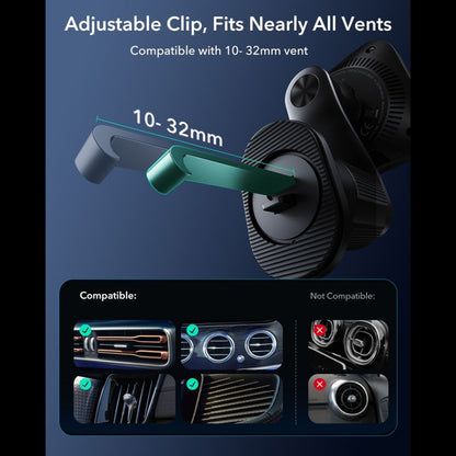 Caricabatterie Auto Wireless ESR, 25W, Nero