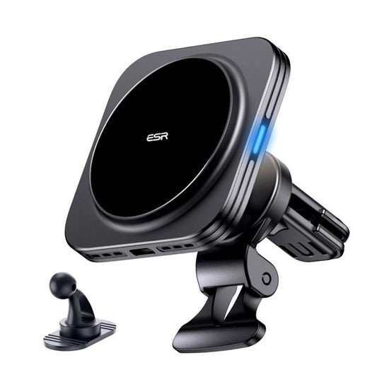 Caricabatterie Auto Wireless ESR HaloLock Vent, 15W, 1.67A, Nero