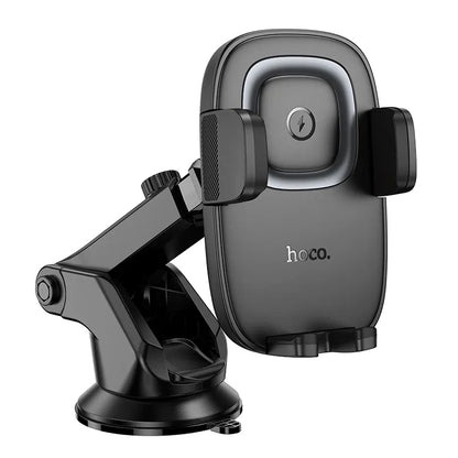 Caricabatterie Auto Wireless HOCO HW32, 15W, 1.67A, Nero