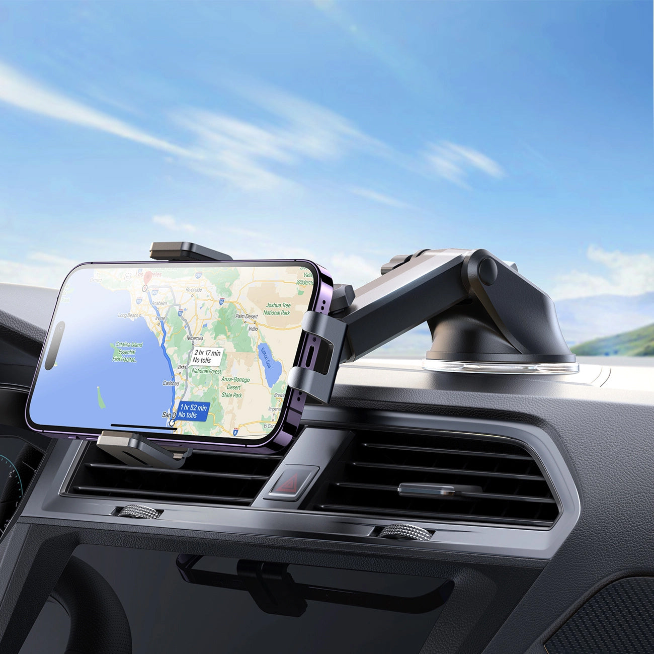Caricabatterie Auto Wireless Joyroom JR-ZS219, 15W, 1.67A, Nero
