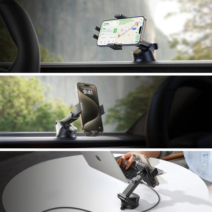 Caricabatterie Auto Wireless Joyroom JR-ZS241S, 15W, 1.67A, Nero
