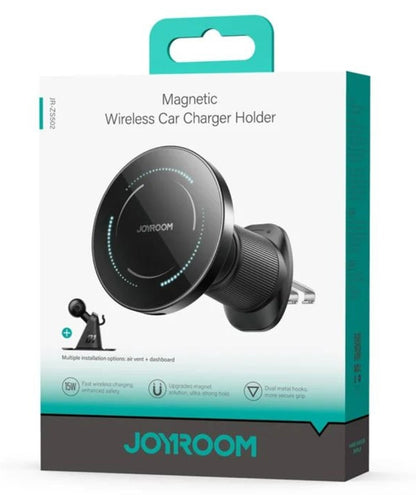 Caricabatterie Auto Wireless Joyroom JR-ZS502, 15W, 1.67A, Nero